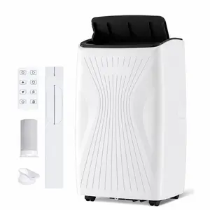 14,000 BTU Portable Air Conditioner – Cools Up to 700 Sq.Ft | 3-in-1 AC Unit with Cooling, Dehumidifier & Fan | No Permanent Installation Needed | LED Display + Remote + 24H Timer | Life-Saving Summer Hack for Apartments & Bedrooms 🥵❄️