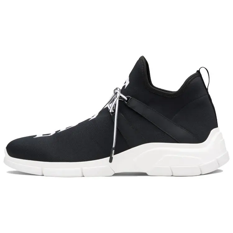 Prada Round-Toe Lace-Up Low-Top Casual Sneakers for Men Verifiable, with credentials and supporting global authentication