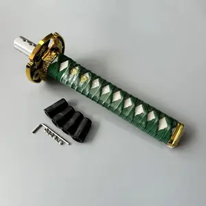 200MM Universal JDM Katana Samurai Sword Shift Knob Shifter With Adapters Gear Shift Knob Transmission Gearstick Car Accessories