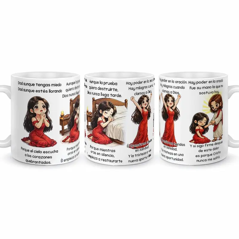 11oz Christian Mug 15oz |   Coffee Cups |   Sublimation Design |   God Heals Wounds |   Christian Motivational Mug