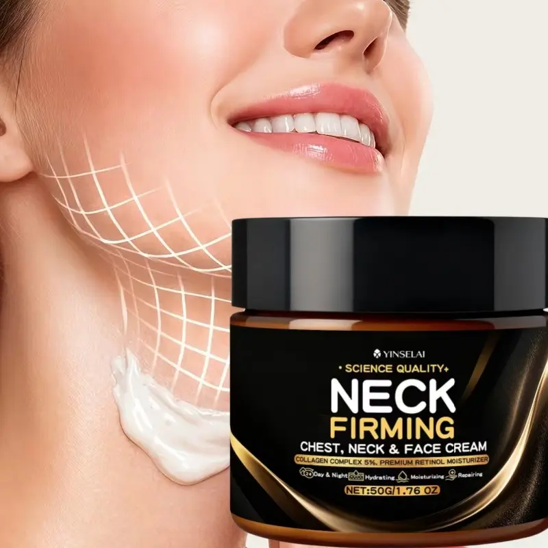 Multi-Area Neck Firming Cream Face Lift Moisturizer Anti-Sagging Chest Wrinkle Repairing Skin Care 50g