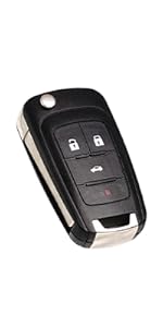 Keyless Entry Remote Control Key Fob Replacement Fits for GMC Terrain 2010-2020 2021 Chevy Equinox 2010-2019 Sonic 2012-2017 Spark 2016-2017 Trax 2015-2018 Buick Encore 2014-2018 OHT01060512