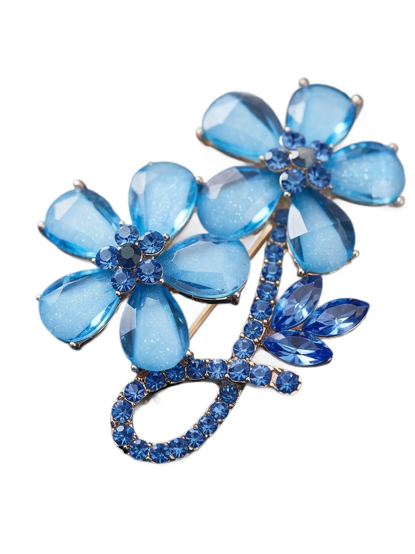 New Arrival Light Luxury Flower Brooch, Premium Exquisite Lapel Pin, Stylish Elegant Corsage Pin, Fashion Outfit Accessory, Ideal Holiday Gift