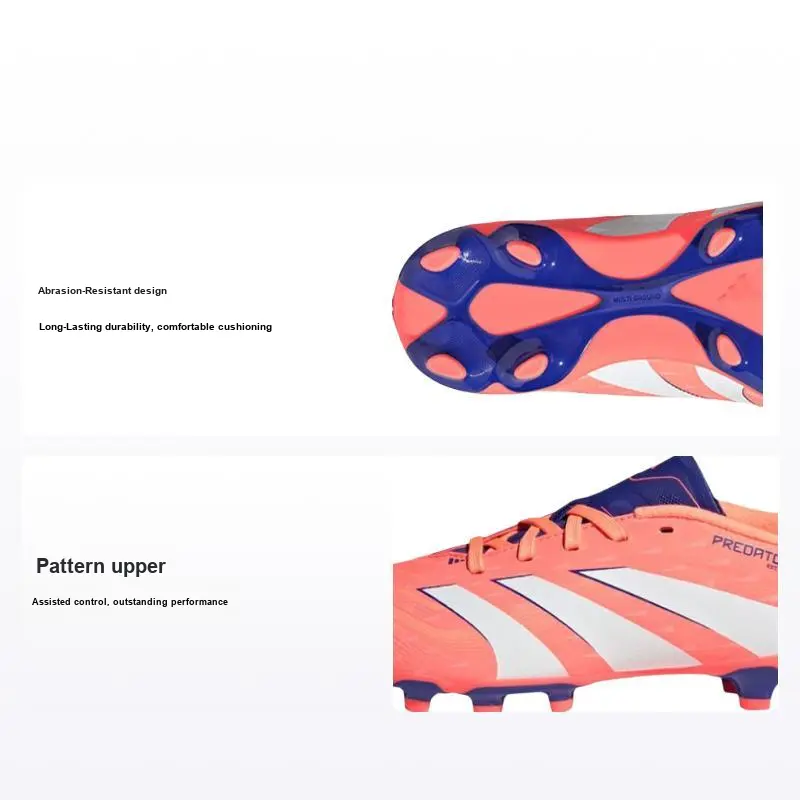 adidas Predator League Comfortable Soft Non-Slip Shock Absorbing Wear-Resistant Low-Top Soccer Shoes JI1145