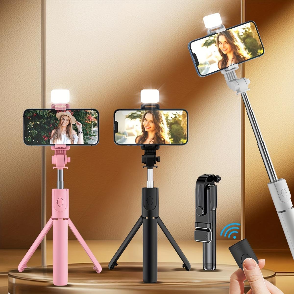 Wireless Selfie Stick, Multifunctional Tripod Selfie Stick with Remote Control, Universal Travel Selfie Accessory and Selfie Stand for Mobile Phones