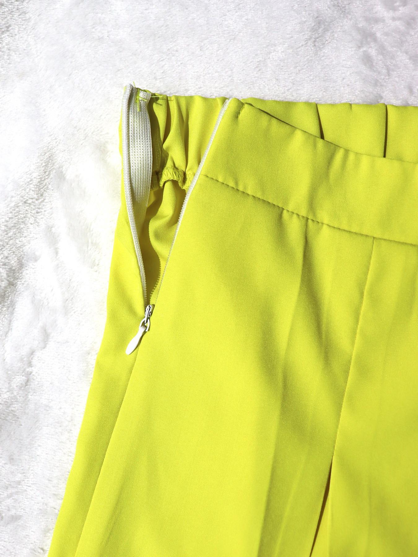 Two-Piece Set Women's Solid Color Fitted Top & Wide Leg Pants, Casual Fashion Cozy Top & Trousers for Daily Outdoor Wear, Women's Clothing for Spring & Fall