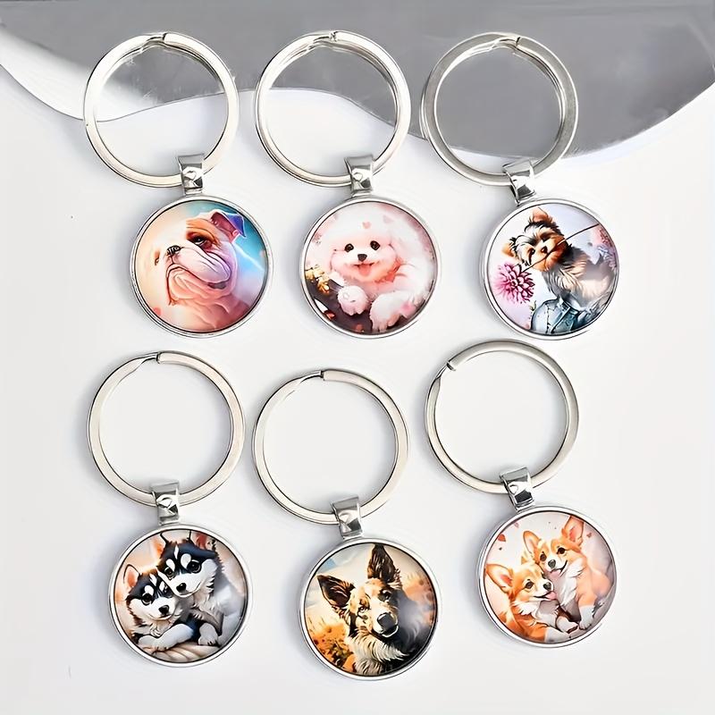 Personalized Photo Keychain - Custom Picture Key Ring with Your Own Photo/Design - Birthday, Christmas, Valentine's Gift for Him/Her - Durable Metallic Loop - Upload Any Image - Ideal for Pets, Couples, Business Branding - Customizable Keychain Keepsake,