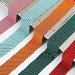 2026 Stainless Steel Milanese Smartwatch Strap With Magnetic Closure, Breathable Mesh Metal Adjustable Wristband In Universal Sizes, Premium Wearable Accessory Ideal For Business Commuting, Daily Casual And Formal Occasions For Men And Women, Only The Wat