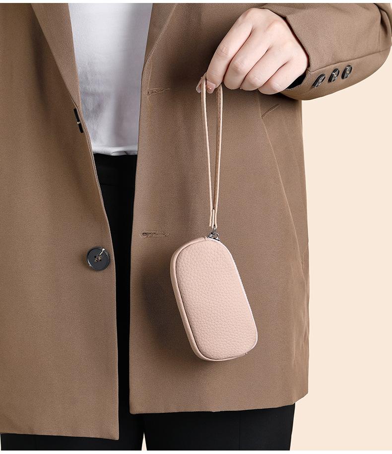 Mini Handheld Clutch for Women Double Zipper Coin Purse with Multiple Card Slots Small Portable Wallet for Coins Cash & Essentials Everyday Use