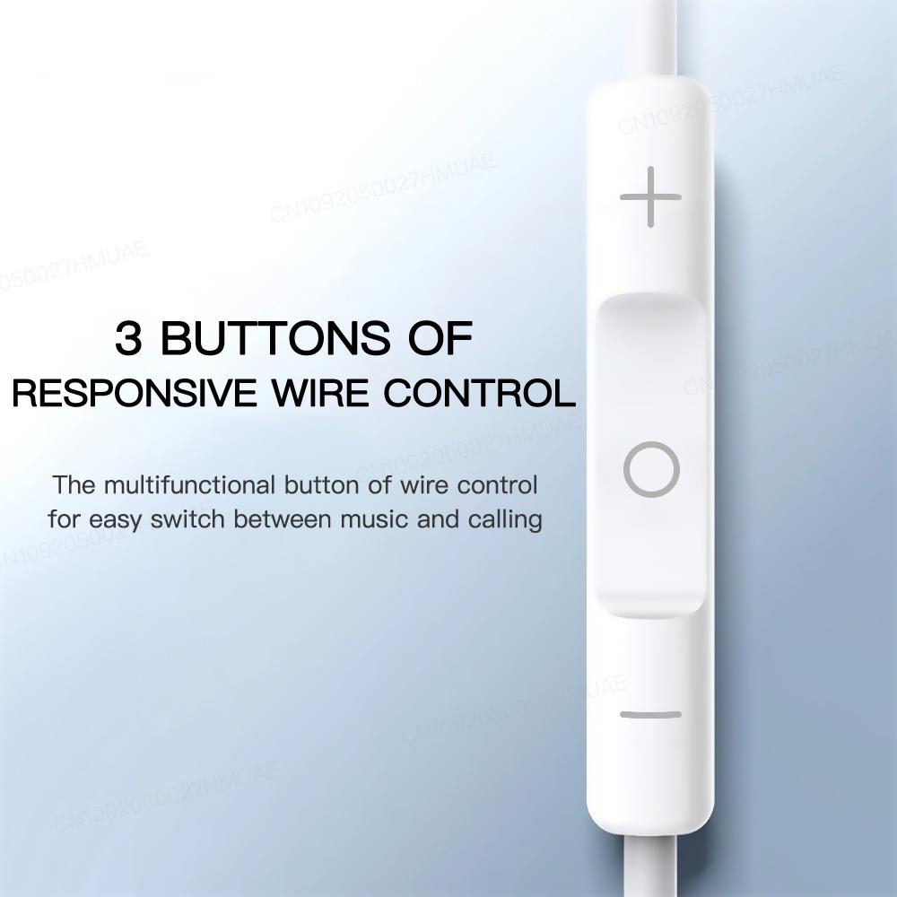 Wired Noise Reduction Earphones Original Headphones for Apple IPhone 16 15 Pro Max 14 13 12 11 USB-C Lightning Wired Earphones X XS XR 6 7 8 Plus in-Ear Earbuds Audio Headset 3.5Mm Electronic