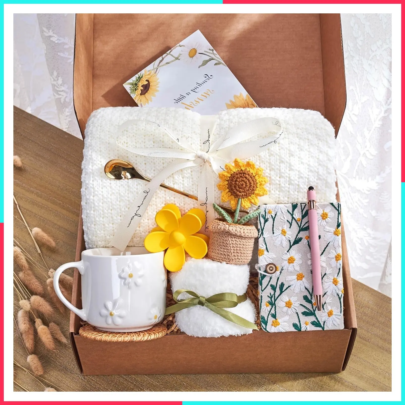 Thinking of You Gift Box for Women - Cozy Care Package with Comforting Gifts