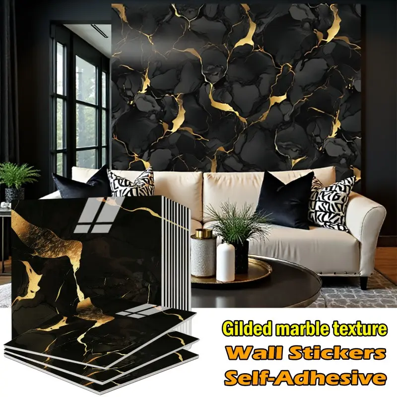 20/40pcs Decorative Wall Stickers, Creative Brick Pattern Wallpaper, Waterproof PVC Wall Decals, Easy Peel-Off, for Bathroom Kitchen Living Room, Sticky Wallpaper Peel And Stick