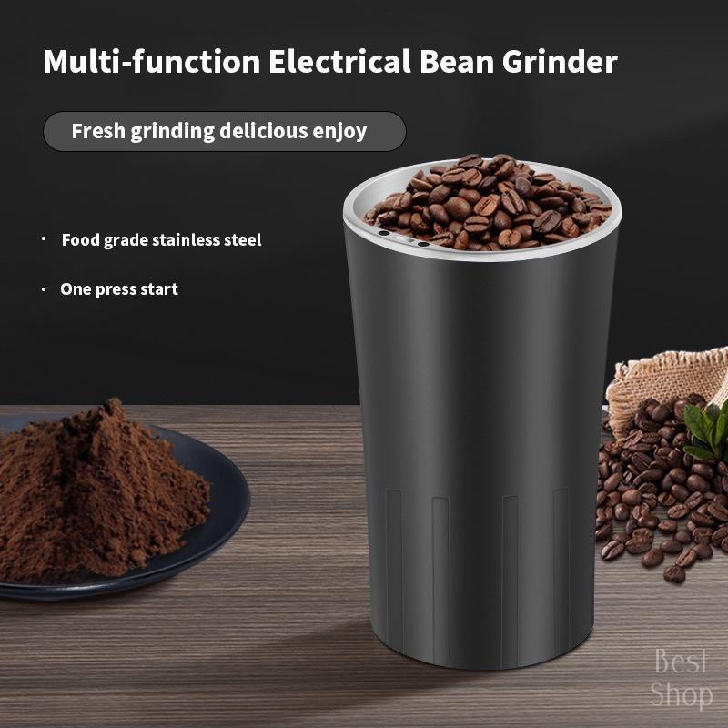 300W Electric Coffee Grinder for Fast Grinding—Perfect for Beans, Spices, Nuts & More. Compact and Portable, This Ultra-fine Powder Grinder Doubles As A Food Processor and Mixer for All Your Kitchen Needs. Multi-Function Grinding Tlools
