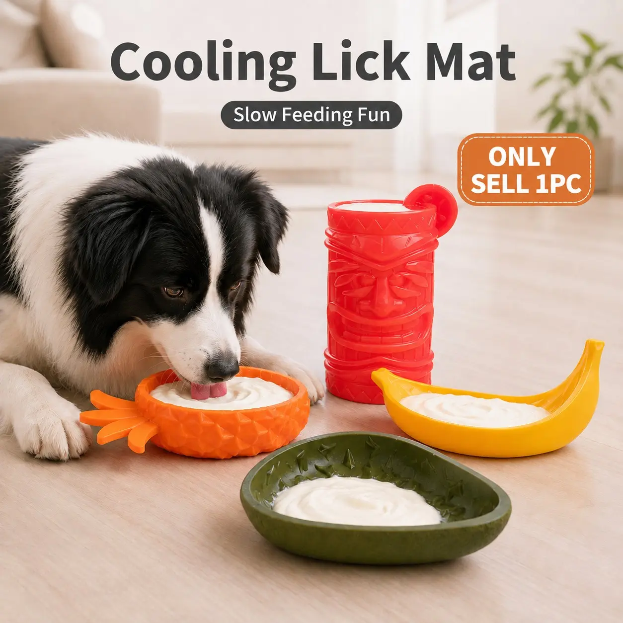 Freezing Slow Feeder Mat, Cooling Design, Summer Pet Snack Licking Pad, Fun Interactive Meal Time for Dogs and Cats, Pet Supplies