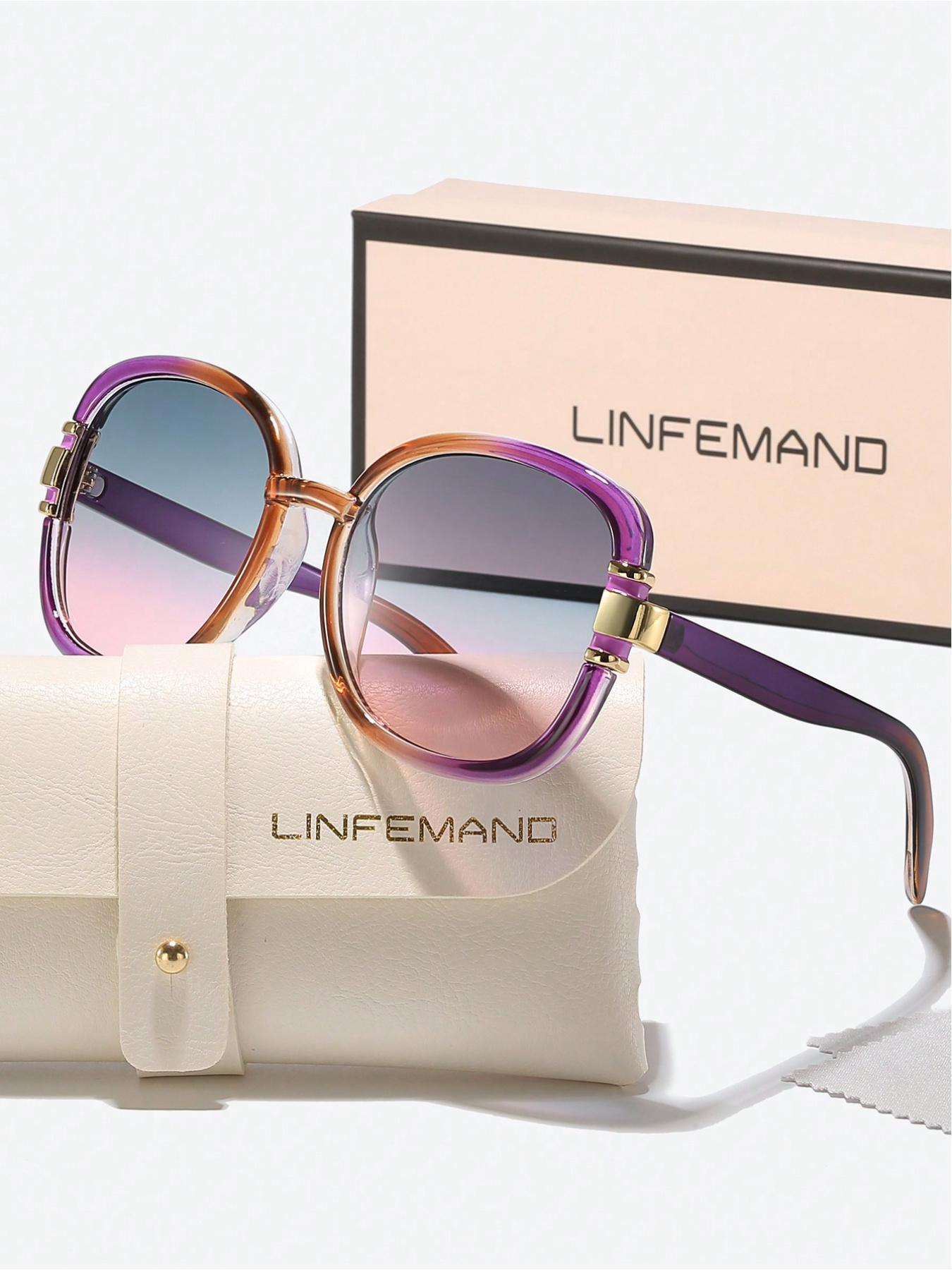 Unisex Vintage Ombre Sunglasses, Trendy Casual Tinted Lens Sunglasses for Everyday Use, Fashion Accessories for Outdoor Activities, High Quality Sunglasses