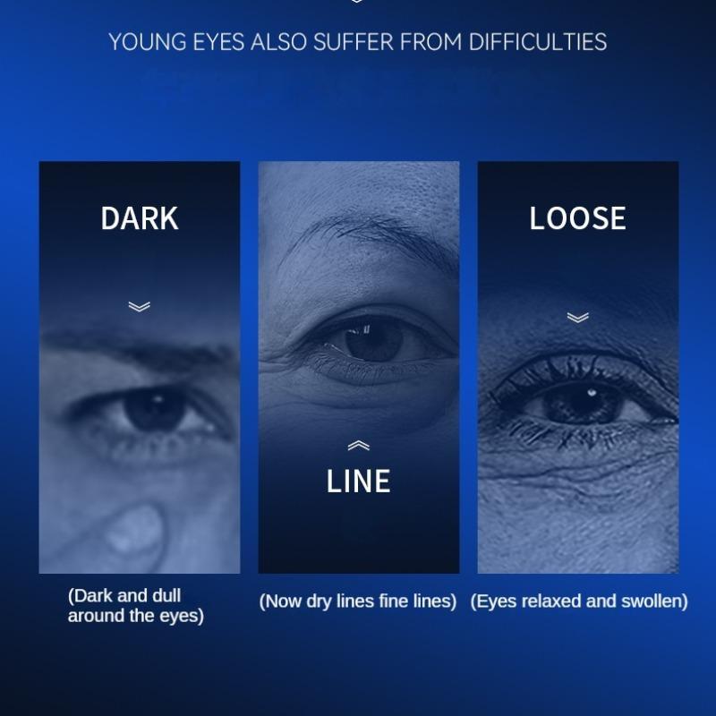 Blue Sapphire Eye Cream, Moisturizing Eye Cream, Lifting and Firming Eye Care Product for Women & Men, Daily Skincare Product for Daily Use