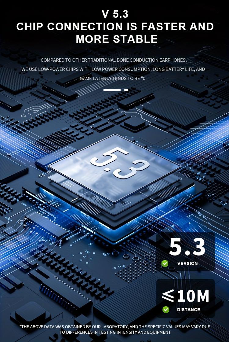 True Wireless Bone Conduction Headphones, 2025 Upgrade Open-Ear Earphones, Type-C Charging Long Battery Life, Sports Earbuds with Built-In Mic for Hiking, Workouts, Running, Gift, Black, Wireless Headphones