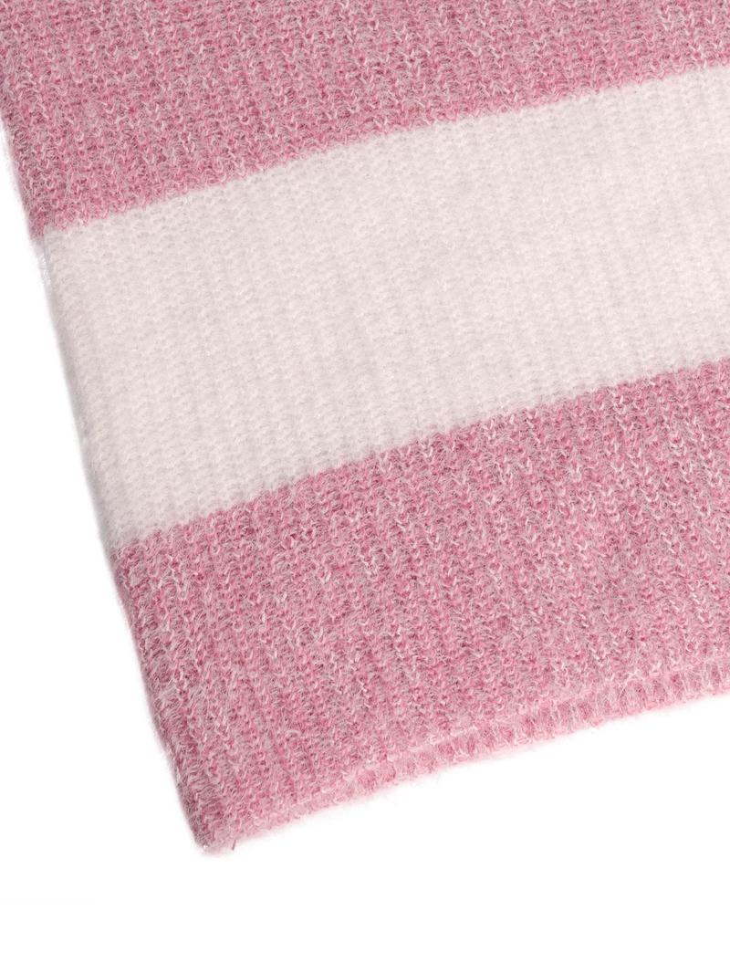 Women's Colorblock Striped Sweater Dress, Elegant Fashion Style, Perfect for Fall & Winter, Daily Wear, Parties, Valentine's Day