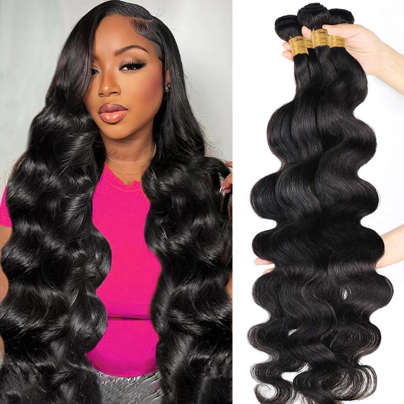 [Hot] Ishow 30 inches Brazilian Body Wave Virgin Hair Bundles 100% Raw Human Hair Straight Hair Bundles for Sew in Quick Weave Hair Extensions