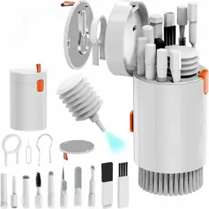 20-in-1 Multifunctional Cleaning Kit, Handheld Cleaning Care Tools with Storage Box Design & Shaft Puller for Laptop Keyboard, Phone, Lens, Cleaning Kit-YY1