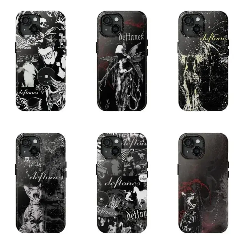 Deftones White Pony Dark Gothic Polycarbonate Cellphone Case - Durable, Shockproof Protection Suitable for iPhone 17-11 Pro Max/Plus and  Samsung Galaxy S23-25