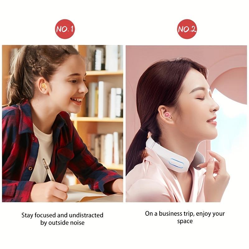 Comfortable Silicone Earplugs for Effective Noise Isolation, Ideal for Dorm Rooms and Snoring Prevention – Memory Foam Design to Aid Sleep,Hearing Protection,Noise Cancelling for Work,Study,Perfect Gift,Party Gift,Friend Gift