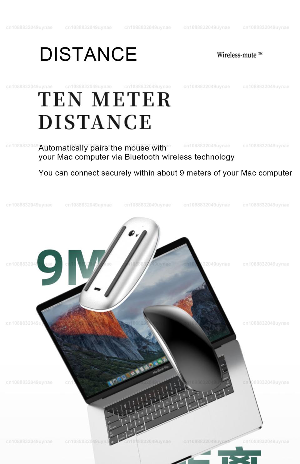 For  Original Multi-Touch Surface Magic Mouse For Macbook Pro Air Mini Laptop Tablet PC iPad Bluetooth 5.0 Wireless Mouse