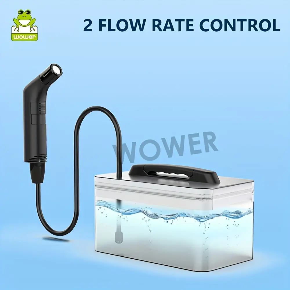 Wower Portable Bidet Handheld Shattaf Hygiene Device • Quiet Motor & Multi-Pressure Modes • Type-C USB Charging • Travel Bidet for Men & Women • Toileting, Postpartum Perineal Care • Camping Bathroom Essential Personal Bidet Sprayer