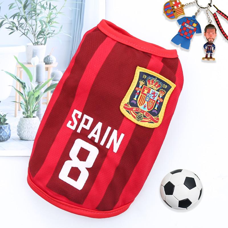 Pet Vest for Large Medium Small Dogs Cats, World Cup Soccer Jersey, Basketball Dog Clothes, Cat Accessories, Pet Apparel