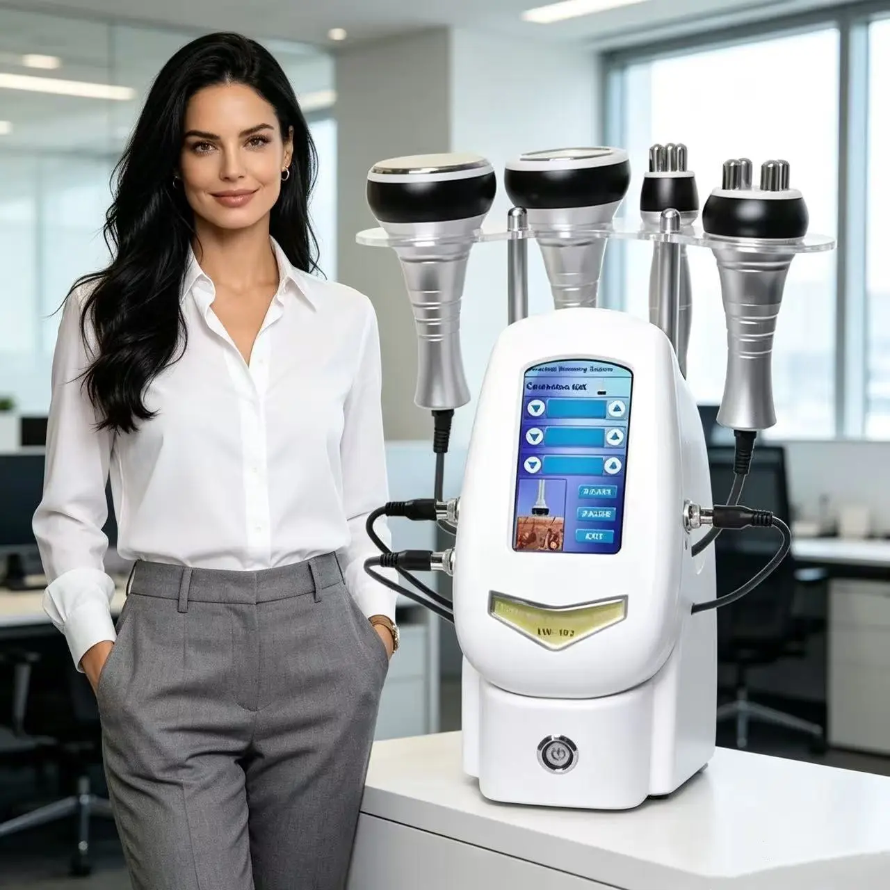 Multi-Mode Desktop Beauty Massage Device, Ideal for Body Contouring and Daily Facial and Body Therapy, New Model Lw-102