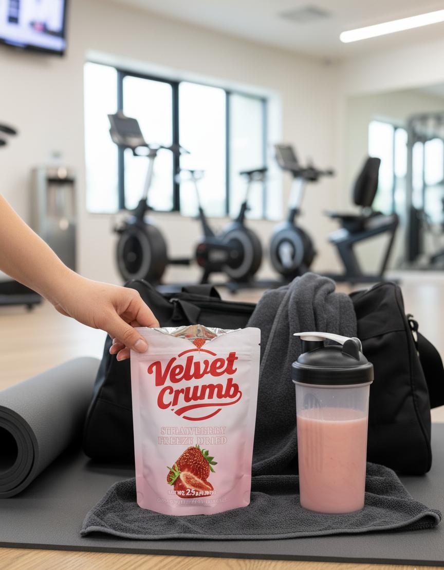 Freeze Dried Strawberries, 25g x 6 Packs, Crispy Natural Fruit Snacks, No Added Sugar, Gluten-Free, Non-GMO, Perfect for Travel & On-the-Go Dry