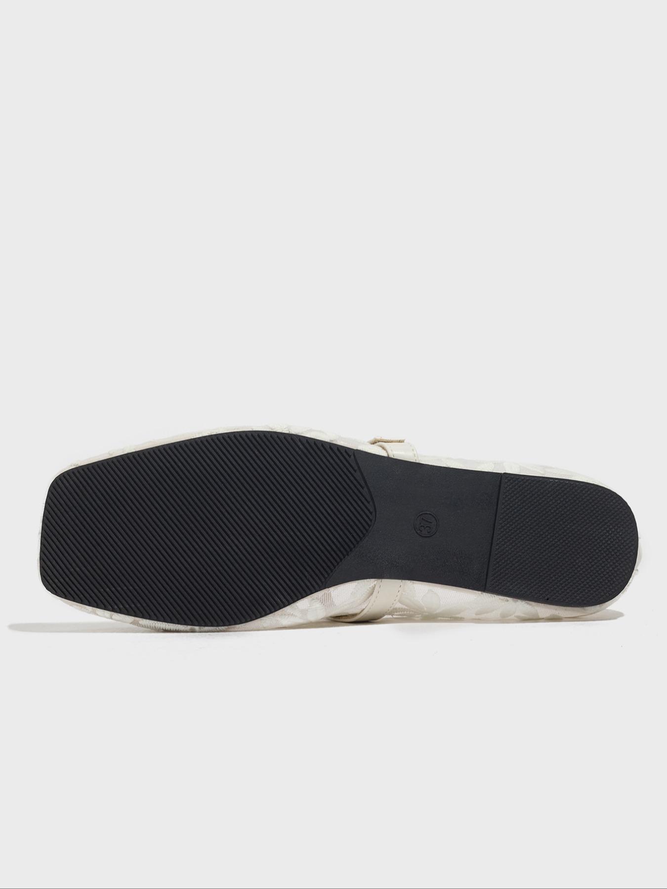 Women's Elegant Lace Pattern Ballet Flats, Fashionable Pointed Toe Casual Trendy Flat Shoes for Summer, Lightweight Breathable Comfortable Shoes for Daily Wear, Girl