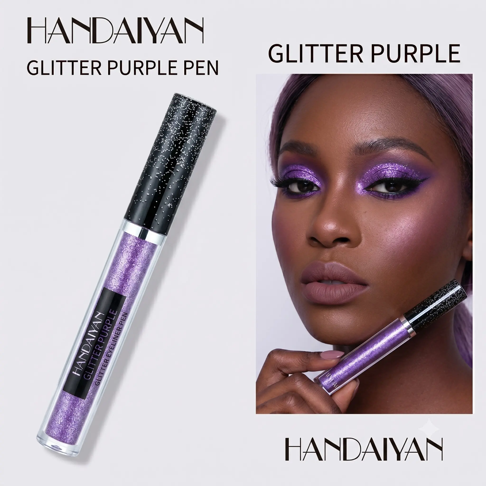 12 Color Shimmer Liquid Eyeshadow, Sparkly Shimmer Eyeshadow, Waterproof Smudge-Resistant, Long-Lasting Curling Effect, Essential for Stage Makeup