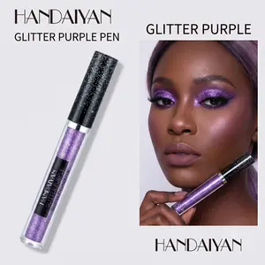 12 Color Shimmer Liquid Eyeshadow, Waterproof Smudge-Resistant, Long-Lasting Curling Effect, Essential for Stage Makeup