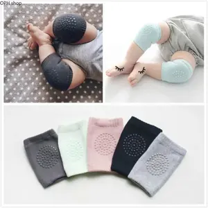Unisex 5-Pack Baby Knee Pads, Anti-Slip Soft Breathable Stretch Crawling Protectors, Safety Grip Cushion Set for Toddlers Learning to Crawl, Indoor Floor Protection Daily Baby Care Accessory