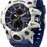 Men's Sportive Quartz Digital Watch, Fashionable Multifunctional Digital Watch with Luminous Dial & Alarm Mode with Digital Display for Men