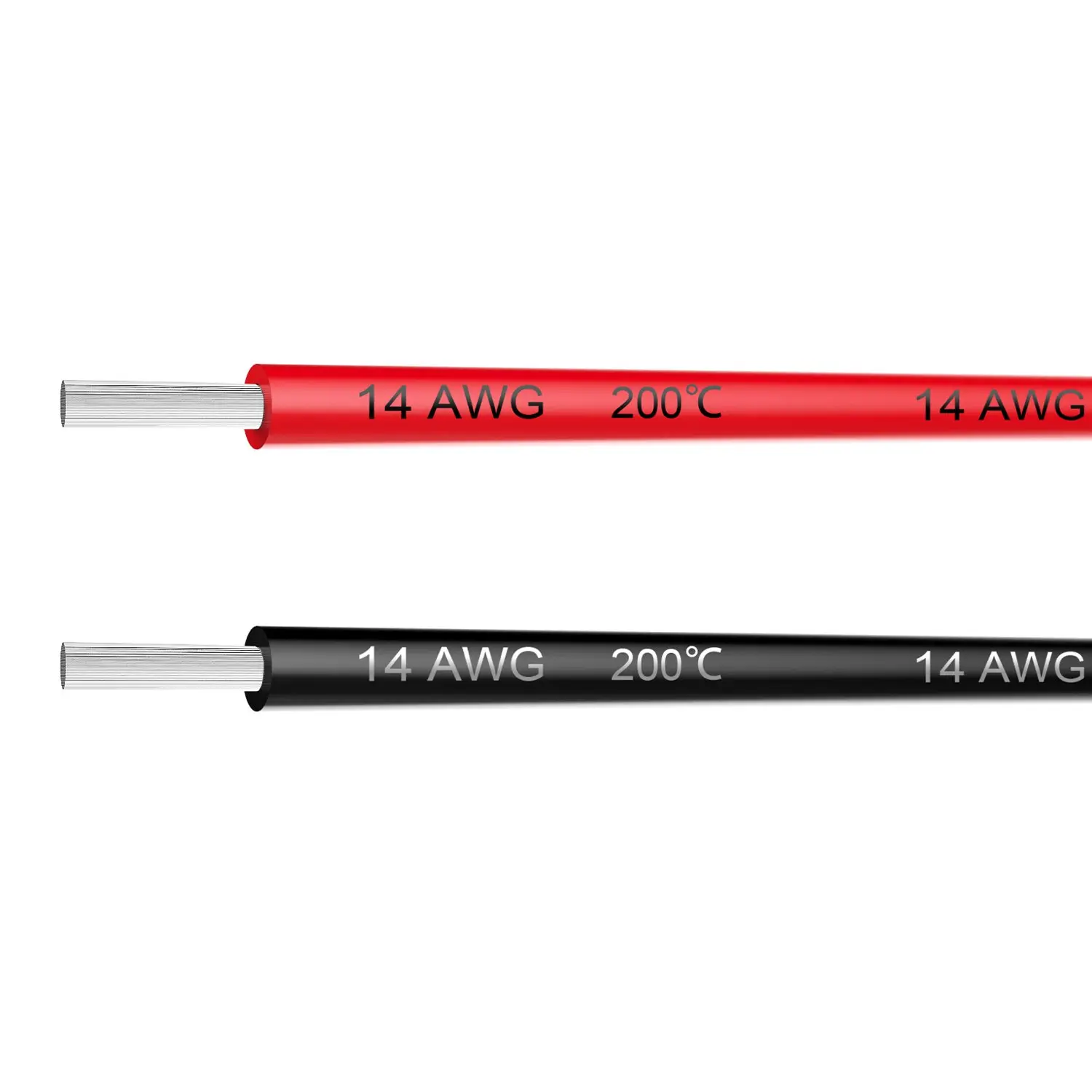 14awg Wire Cable 2 Colors Tinned Copper 10ft Each