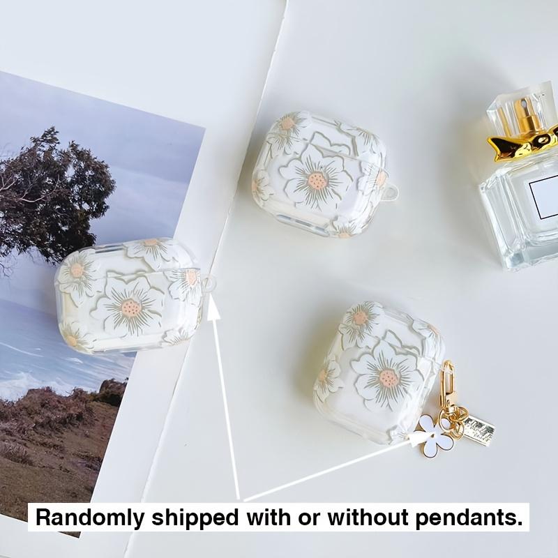 Little Flower Designed Earphone Case Cover, Compatible with for Airpods 1/2/3/4/Pro/Pro2/Pro3