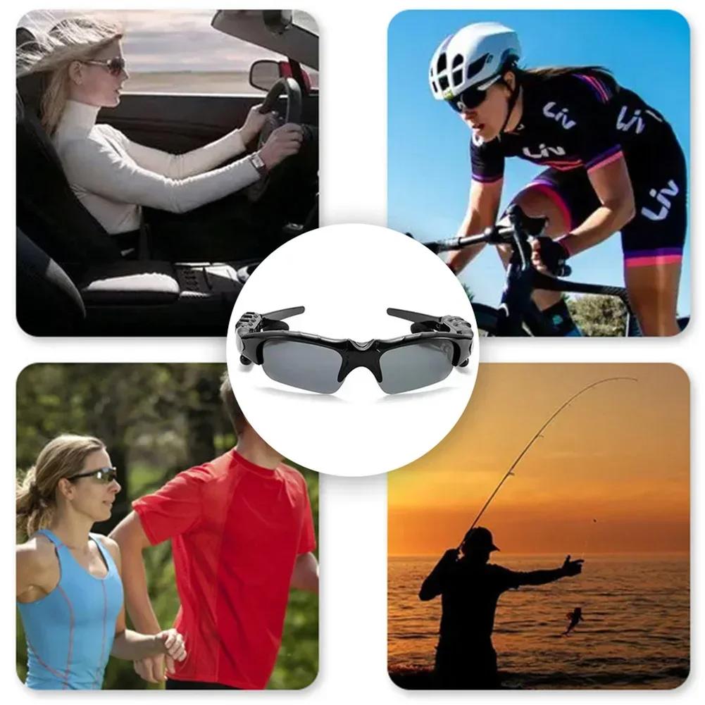 Sports Stereo Wireless Bluetooth Cycling Sunglasses 5.0 Headset Phone Polarized Driving Sunglasses Riding Eyes Glasses smart