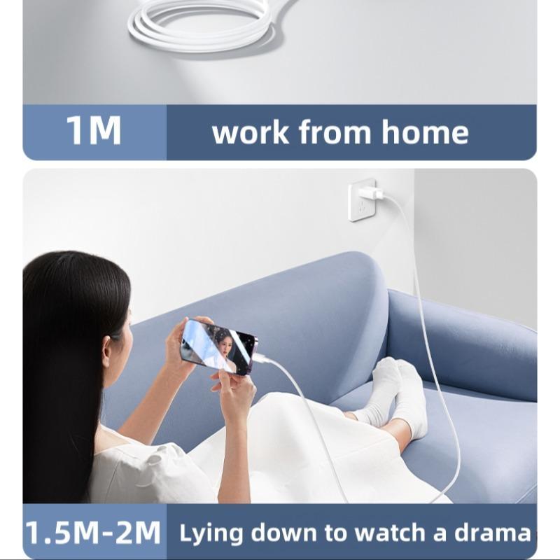 USB Fast Charging Cable, Lightning Connector, Lightning Cord, Durable Charging Cable Compatible with iPhone 14/13/12/11 Pro Max/X/XR/XS/7/8/14 Plus, Phone Accessories, Cellphone, Electronic