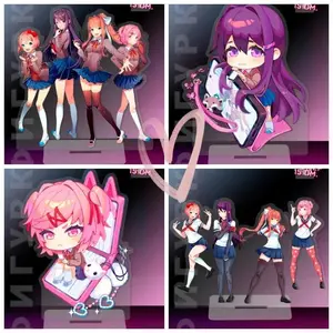 Acrylic Standees for Doki Doki Literature Club!sayori Yuri Monika Natsuki Self-Made Anime Desktop Decorative Acrylic Ornaments