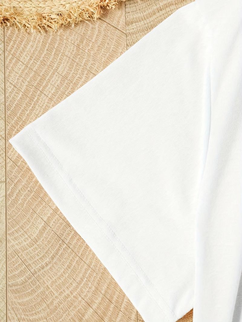 G7339 2026 New Arrival Oil Painting Floral Print T-Shirt for Women Casual Wear plus  size  top