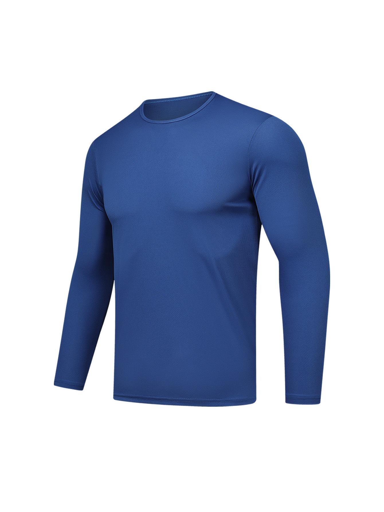 6-Pack Men's Quick-Dry Athletic Casual Long-Sleeve T-Shirts for Outdoor Fitness Running & Training Wholesale in Assorted Colors