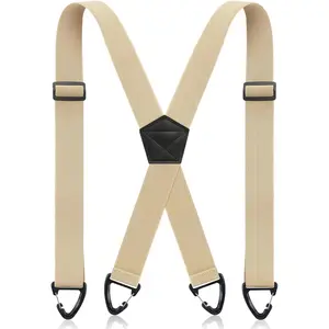 X Back Hidden Suspender 1.5 Inches Under Clothing Heavy Duty Work Suspenders for Men WomenGift.