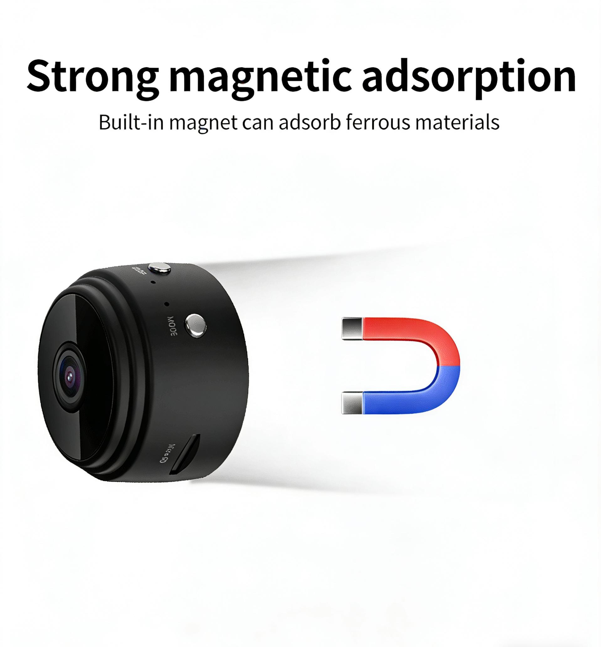 A9 HD Camera WiFi Infrared Night Vision Wide-Angle Sports DV Home Security 1080P Remote Camera