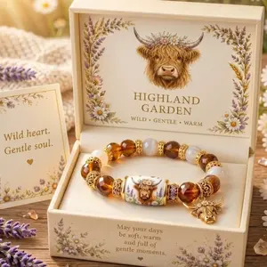New Creative Bracelet, Combines Garden and Animal Themes, Limited Edition Gift, Unique Design Accessory for Fashion Enthusiasts