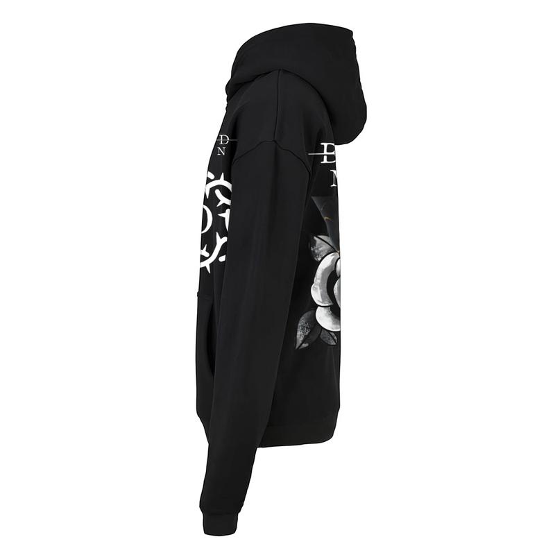 Unisex Bad Omens Hoodie For Autumn Winter Thick Warm Retro Print Versatile For Ins Street Style Couples Outfits Top Choice For Boyfriend Gift Fabric Menswear Casual Fit