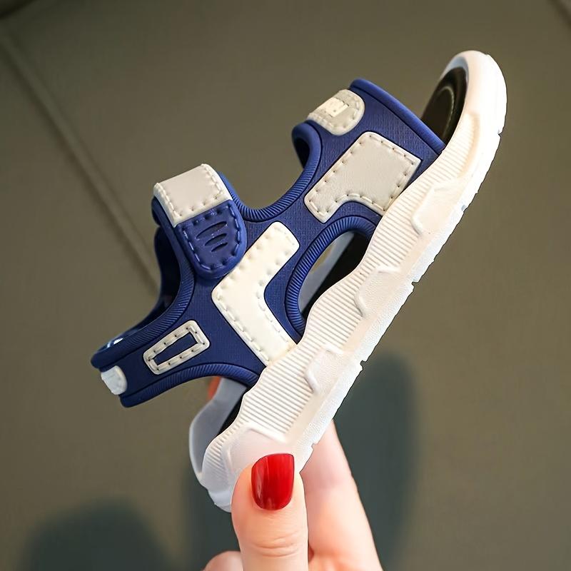 New(New)Boys and Girls Summer Sandals - Soft Sole Lightweight PVC Upper, Black Rubber Outsole, Casual Beach Shoes