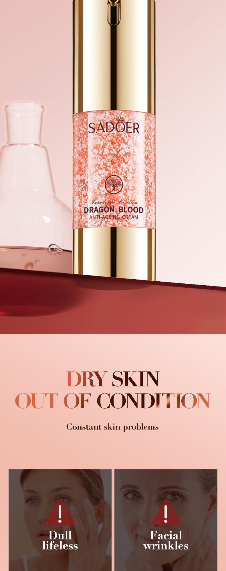SADOER Dragon Blood Anti-Aging Cream Hydrating Firming Fine Line