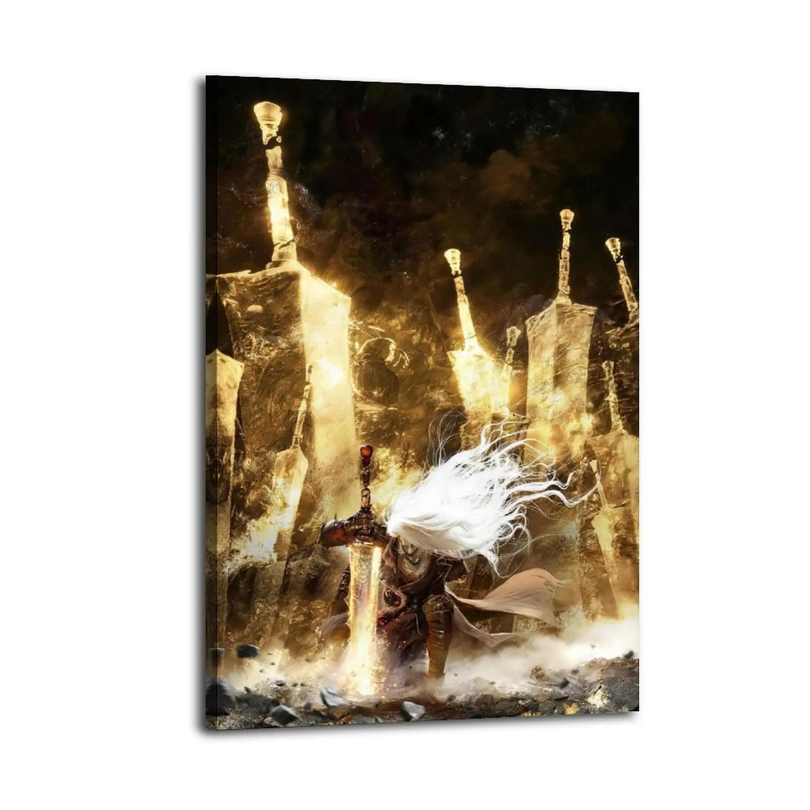 Simon And Swords Concept Art HomeDecor WallArt LivingRoom Canvas for Bedroom Decor Canvas Poster Aesthetic Office Bathroom Painting Picture Print Modern Family